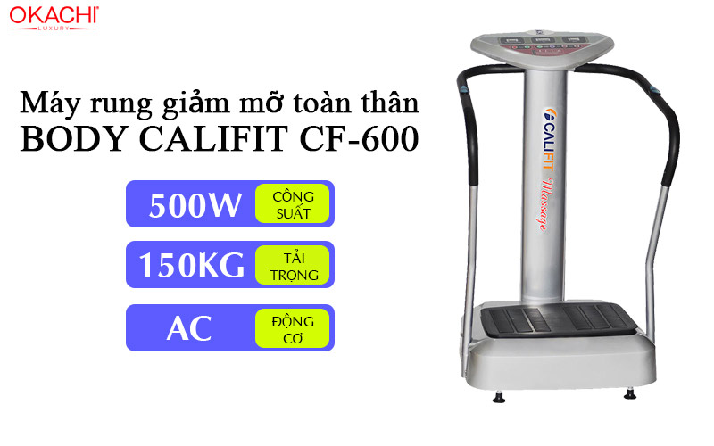 Máy rung giảm mỡ toàn thân Body Califit CF-600