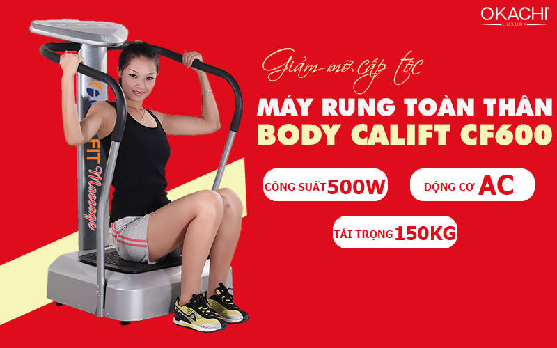 Máy rung toàn thân Body Califit CF600 giảm mỡ cấp tốc