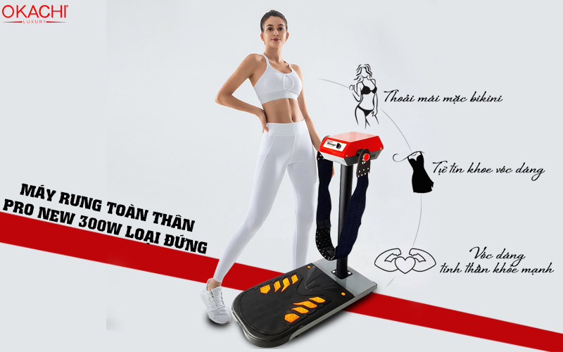 Máy rung toàn thân Pro New 300W loại đứng
