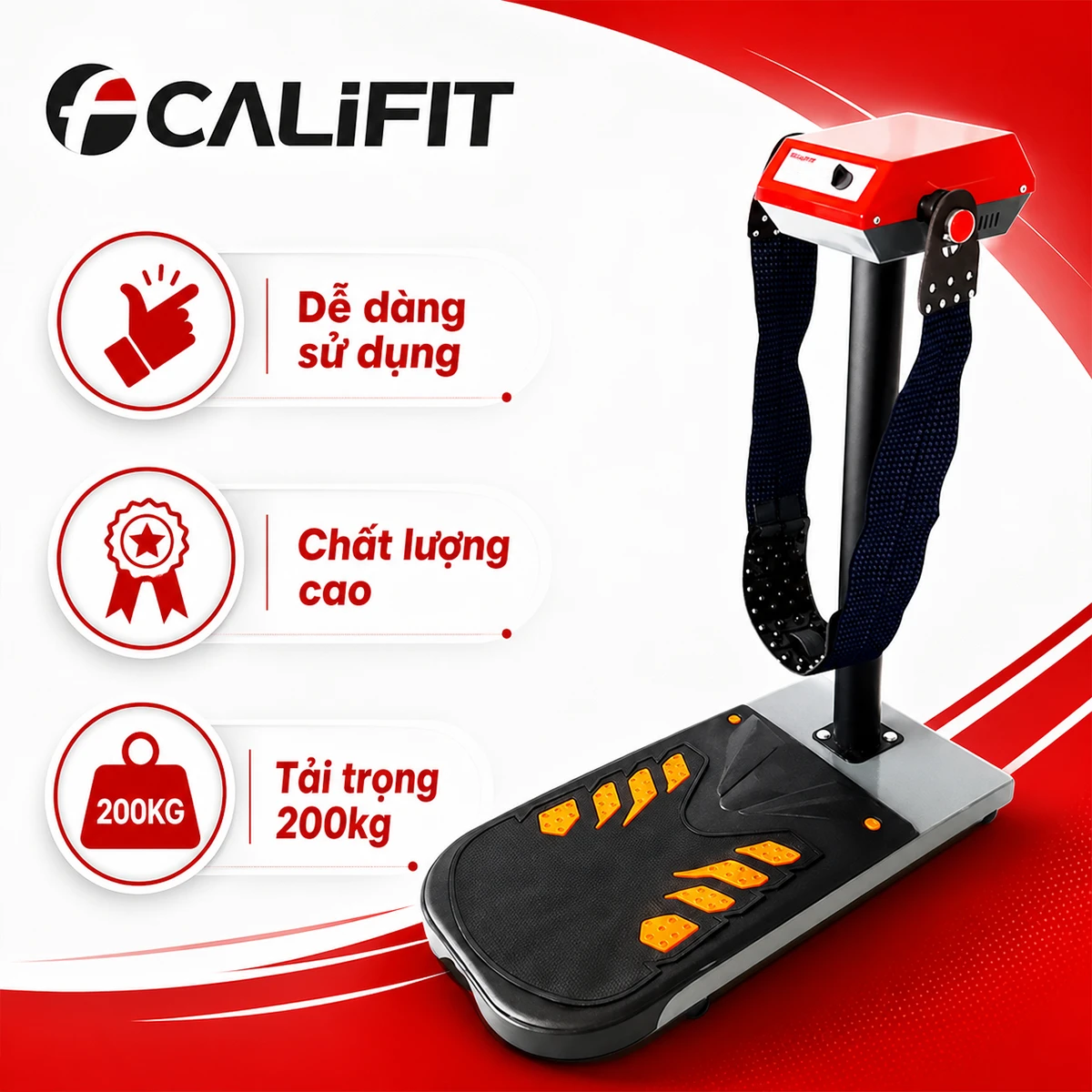 Máy rung bụng đứng giảm mỡ hiệu quả CALIFIT CF-450