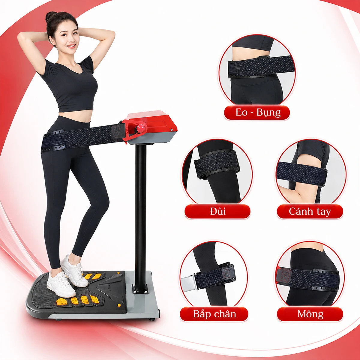 Máy rung bụng đứng giảm mỡ hiệu quả CALIFIT CF-450