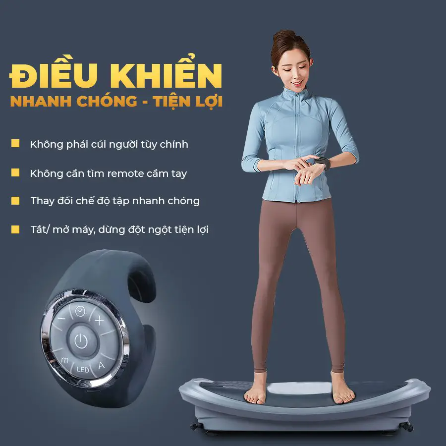 Máy rung giảm mỡ toàn thân OKACHI JP-868 (Dòng cao cấp)