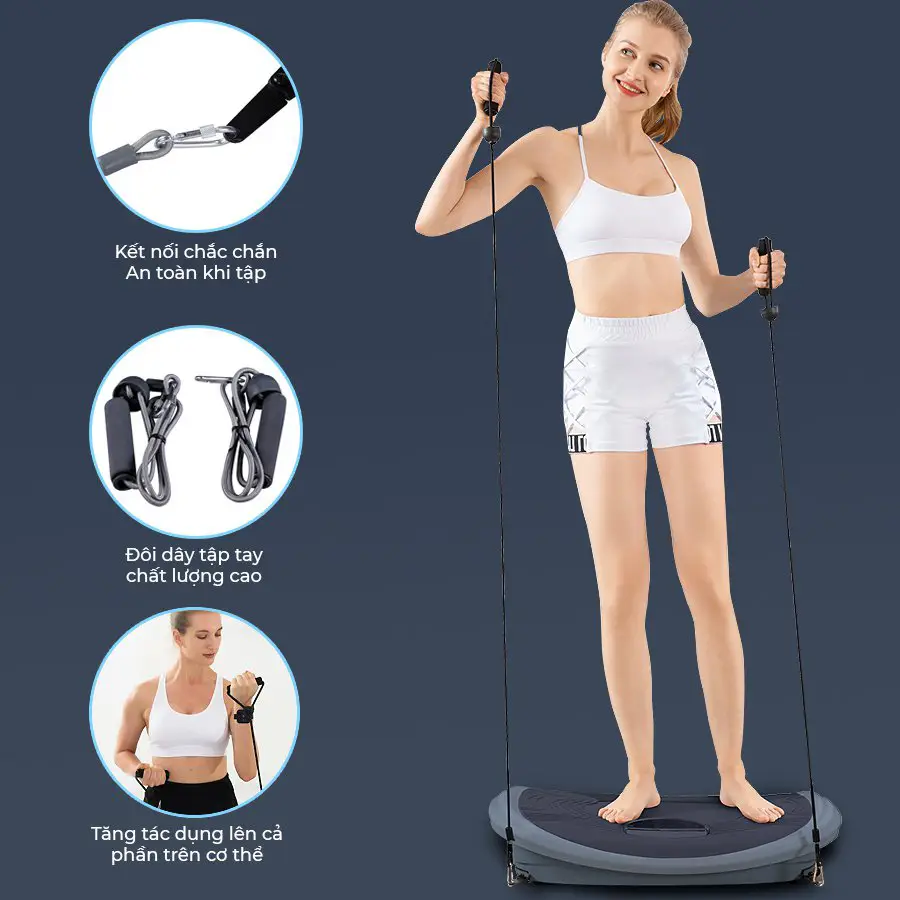Máy rung giảm mỡ toàn thân OKACHI JP-868 (Dòng cao cấp)