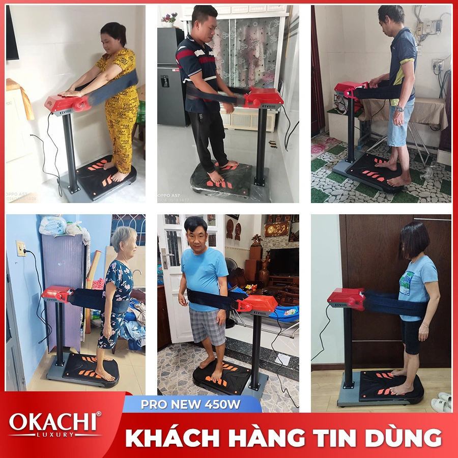 Máy rung bụng đứng Pro New 450W