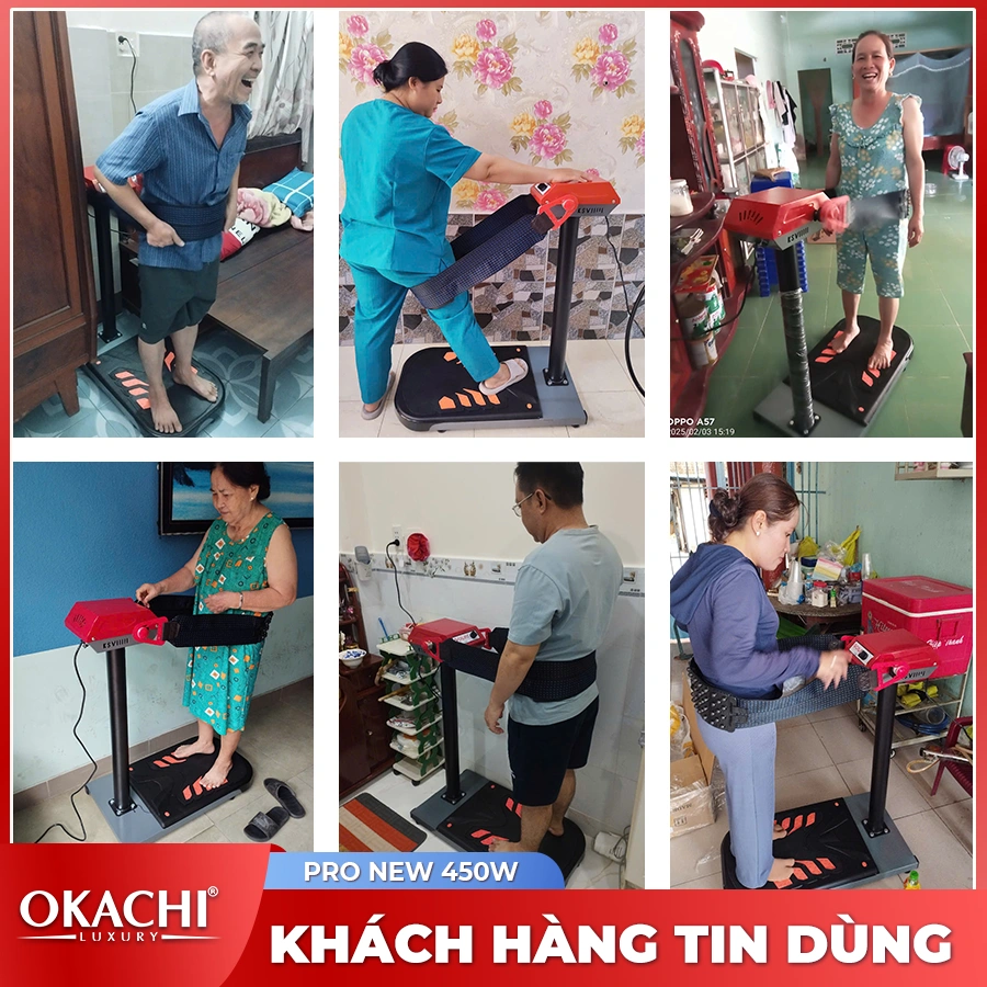 Máy rung bụng đứng Pro New 450W