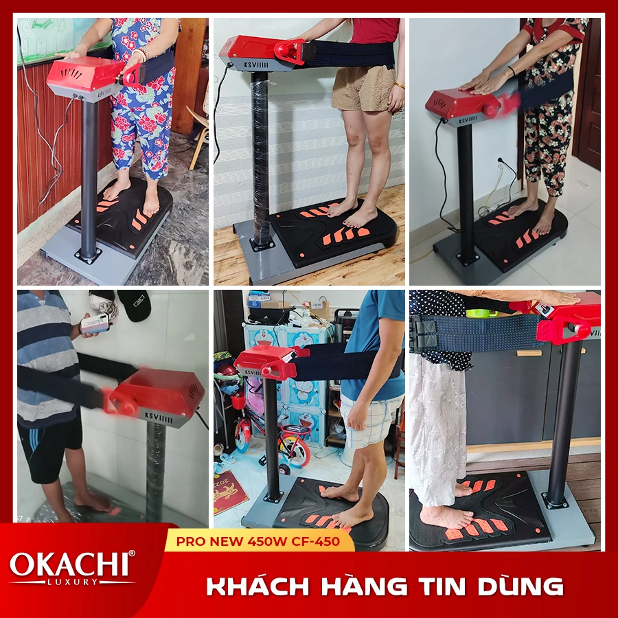 Máy rung bụng đứng Pro New 450W