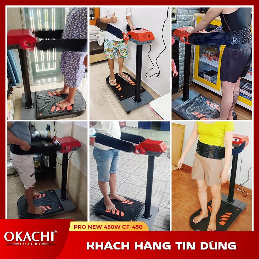 Máy rung bụng đứng Pro New 450W