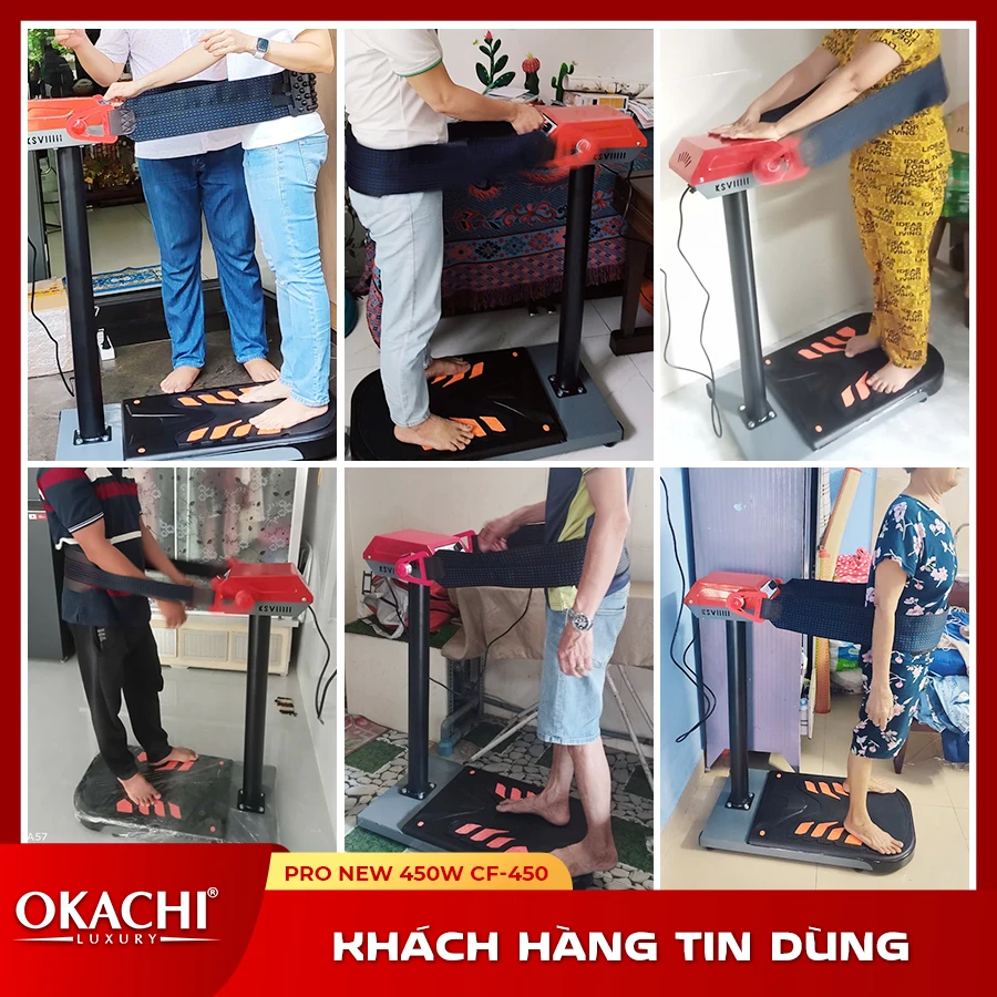 Máy rung bụng đứng Pro New 450W