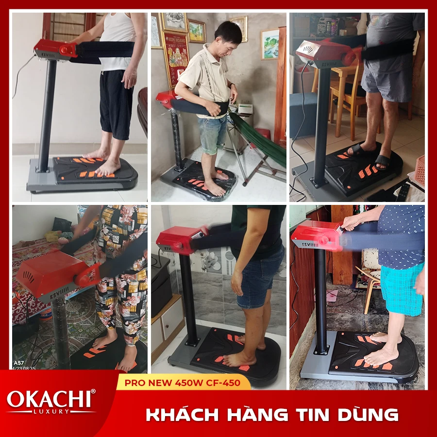 Máy rung bụng đứng Pro New 450W