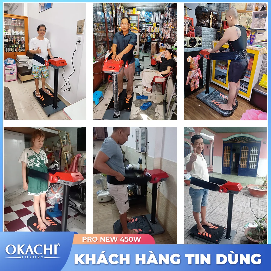 Máy rung bụng đứng Pro New 450W