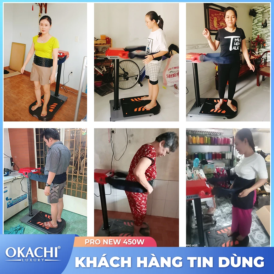 Máy rung bụng đứng Pro New 450W