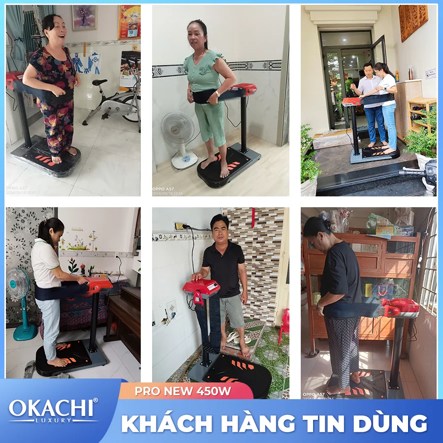 Máy rung bụng đứng Pro New 450W