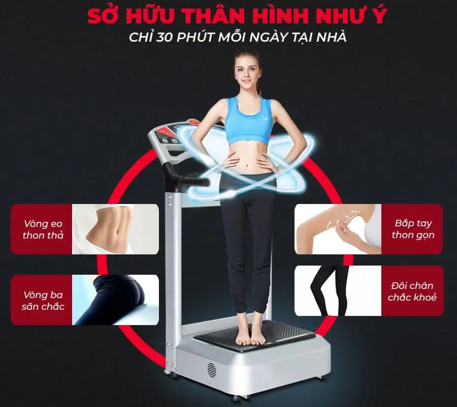 Máy rung giảm cân Super Califit Massage CF-900