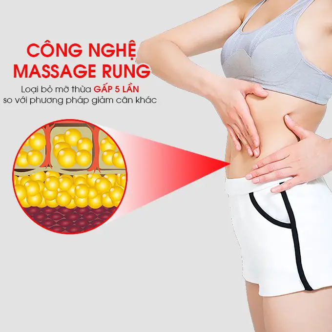 Máy rung giảm cân Super Califit Massage CF-900