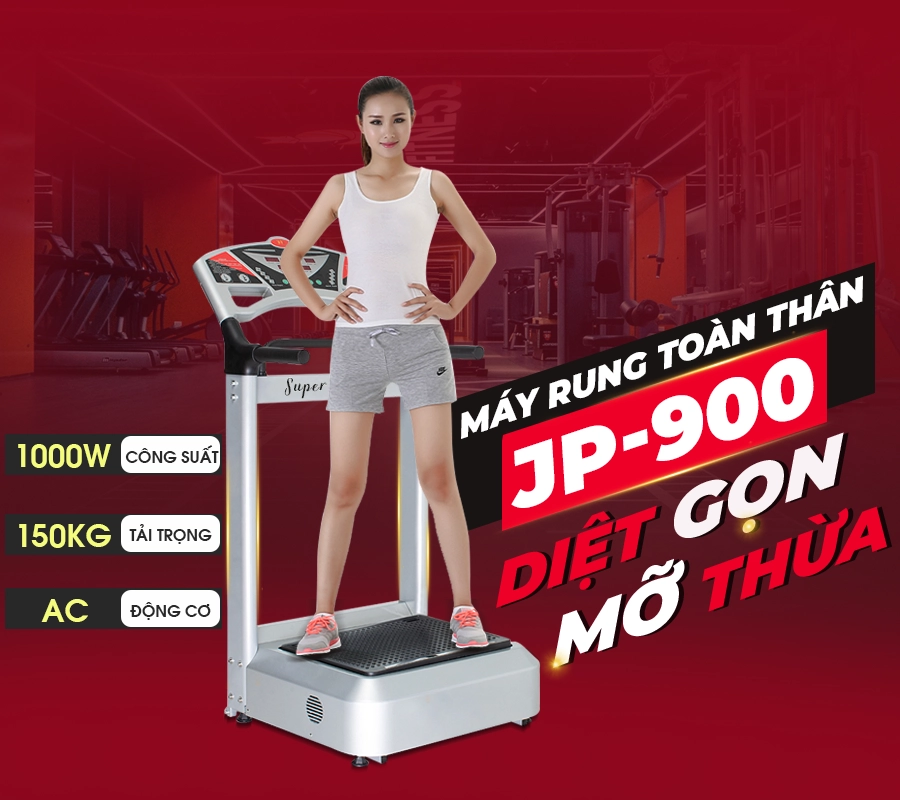 Máy rung giảm cân Super Okachi Massage JP-900 công suất 1000W (cao cấp)