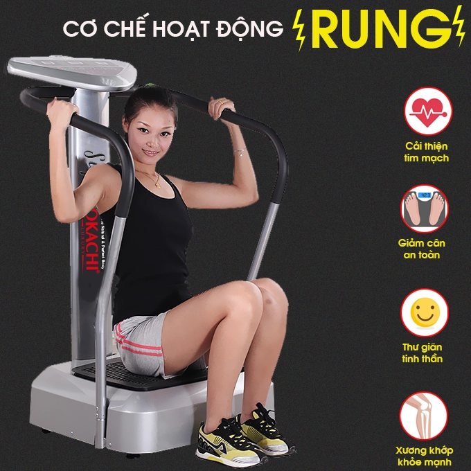 Máy rung toàn thân Body Okachi JP-F600