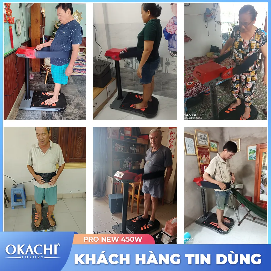 Máy rung bụng đứng Pro New 450W