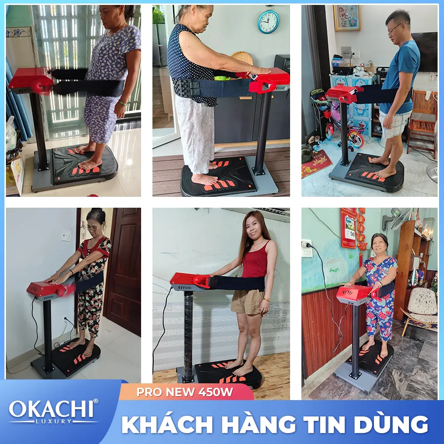 Máy rung bụng đứng Pro New 450W