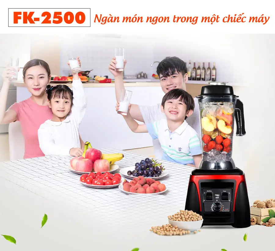 Máy xay sinh tố công nghiệp Fuki 2500W (FK-2500)