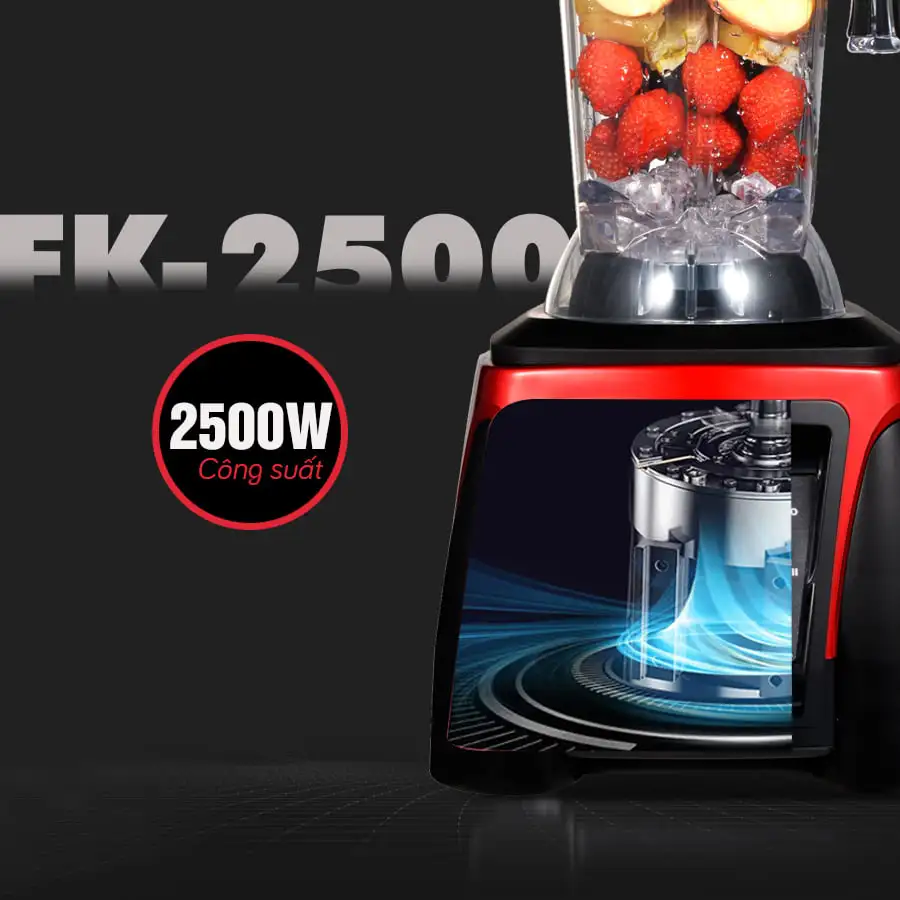 Máy xay sinh tố công nghiệp Fuki 2500W (FK-2500)