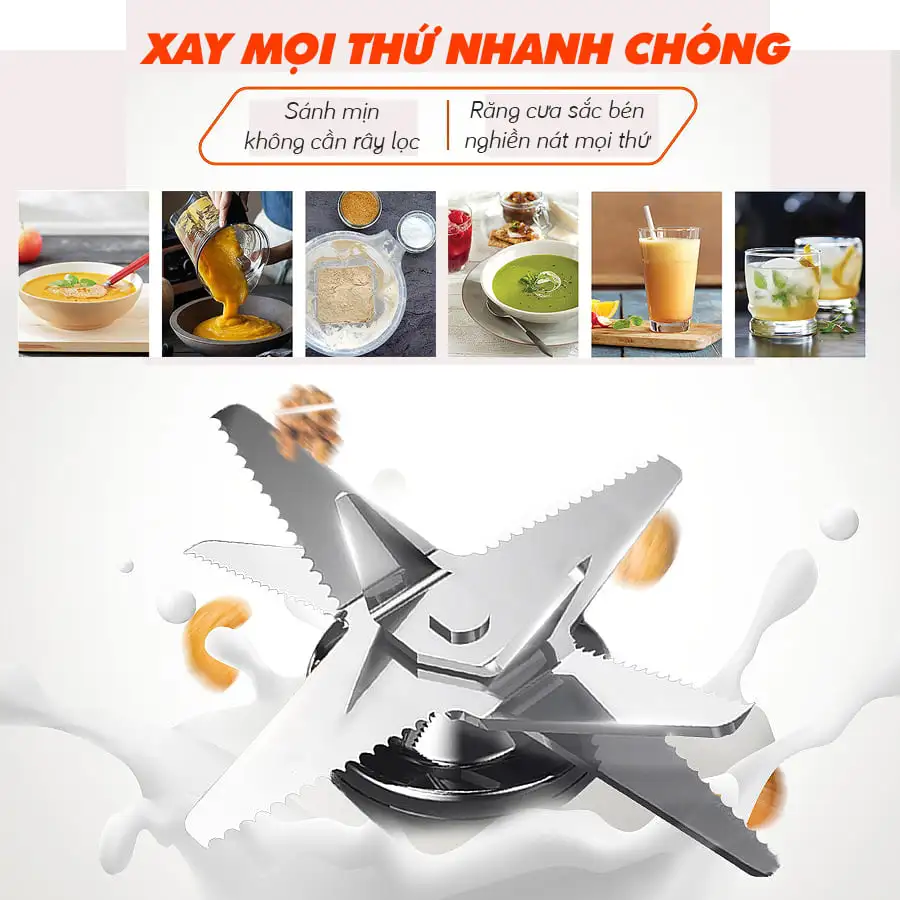 Máy xay sinh tố công nghiệp Fuki 2500W (FK-2500)