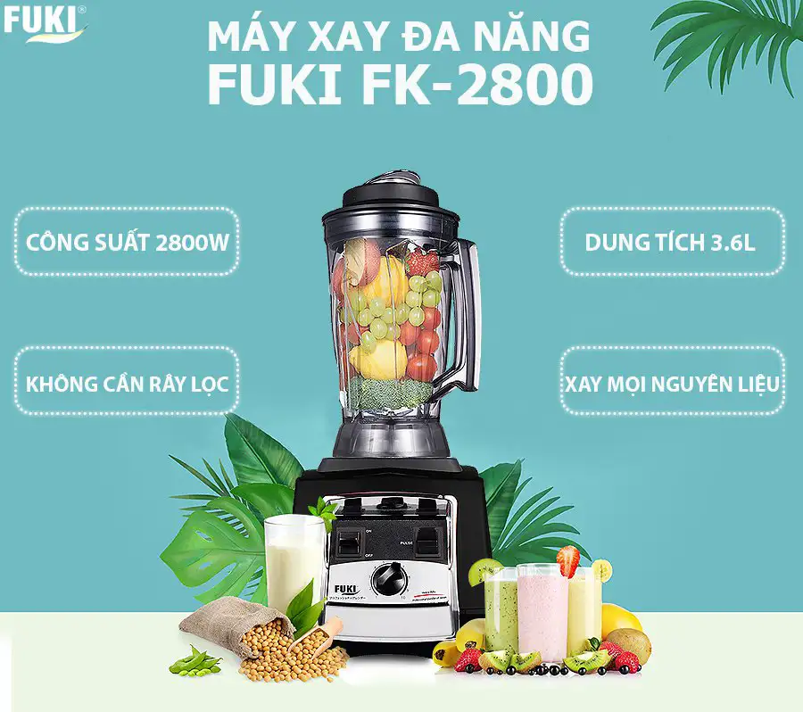 Máy xay đậu nành đa năng Fuki 2800W (FK-2800)