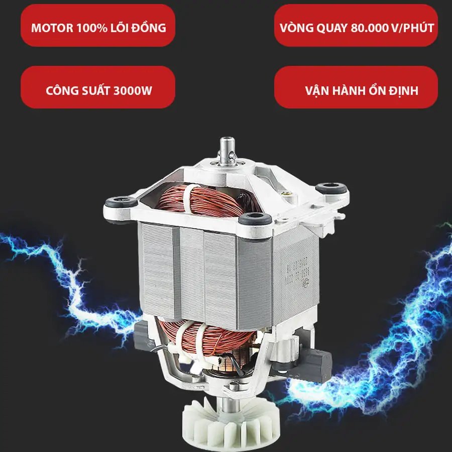 Máy xay sinh tố công nghiệp Fuki FK-3000W (màu trắng)