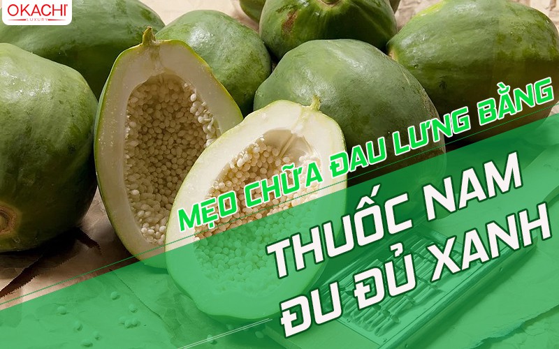 Mẹo chữa đau lưng bằng thuốc nam đu đủ xanh