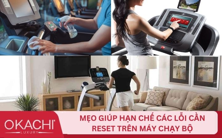 cách hạn chế các lỗi cần reset trên máy chạy bộ