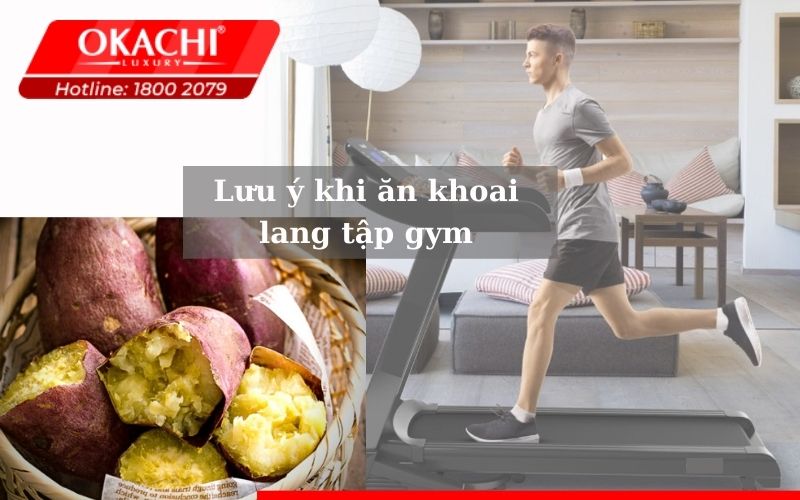 Một số lưu ý khi ăn khoai lang tập gym