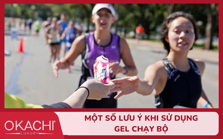 lưu ý khi sử dụng gel chạy bộ