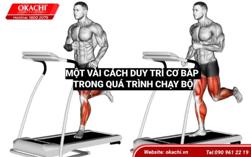 Một vài cách duy trì cơ bắp trong quá trình chạy bộ