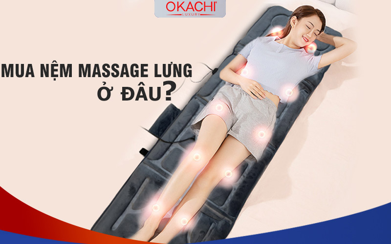 Vệ sinh Nệm massage lưng như thế nào