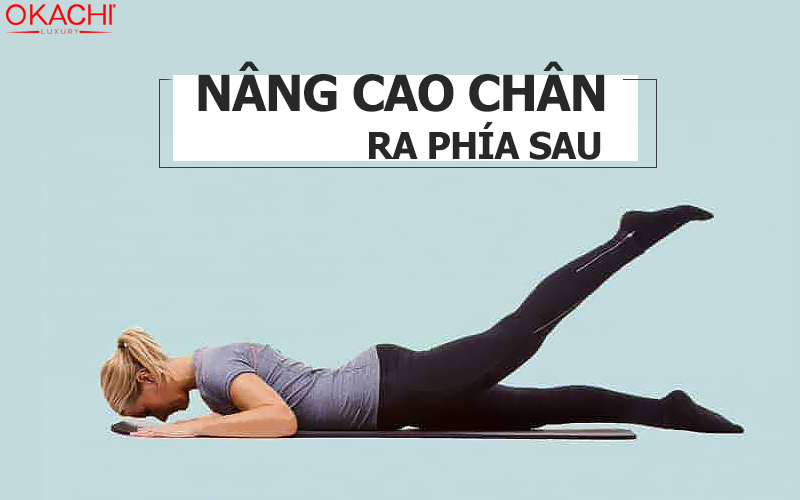 Nâng cao chân ra phía sau