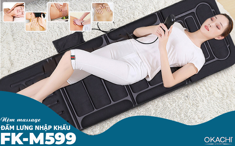 Nệm massage đấm lưng nhập khẩu FKM599