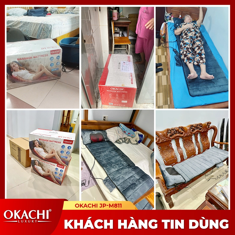 Nệm massage toàn thân OKACHI JP-M811