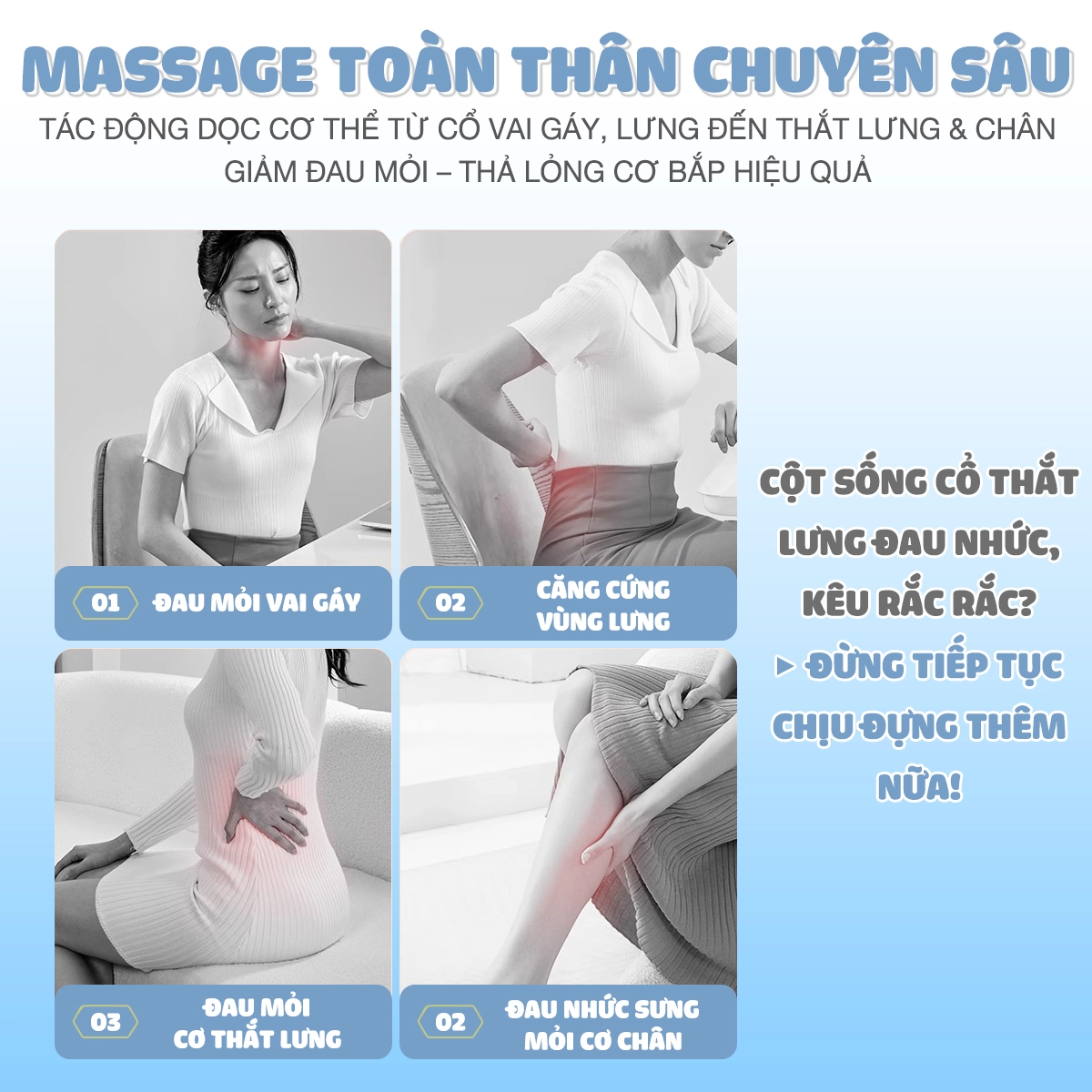 Nệm massage toàn thân OKACHI JP-M811