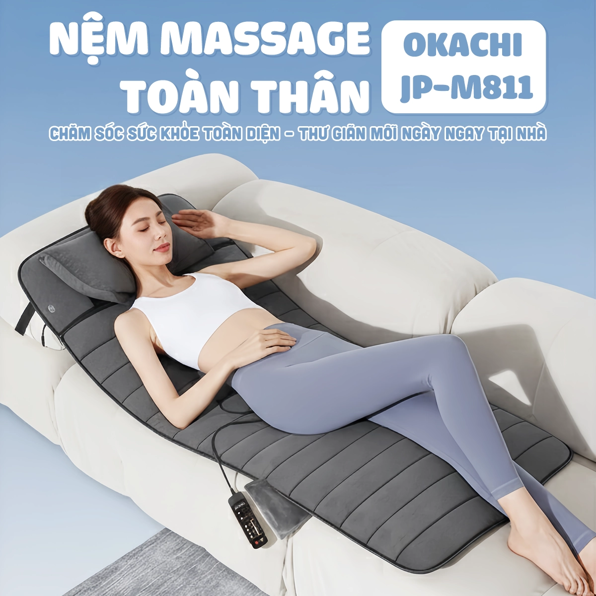 Nệm massage toàn thân OKACHI JP-M811