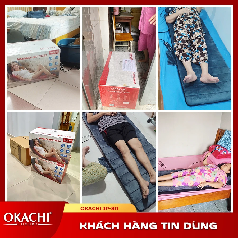 Nệm massage toàn thân OKACHI JP-M811