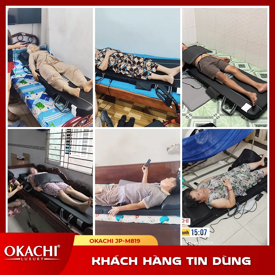 Nệm massage toàn thân OKACHI JP-M819