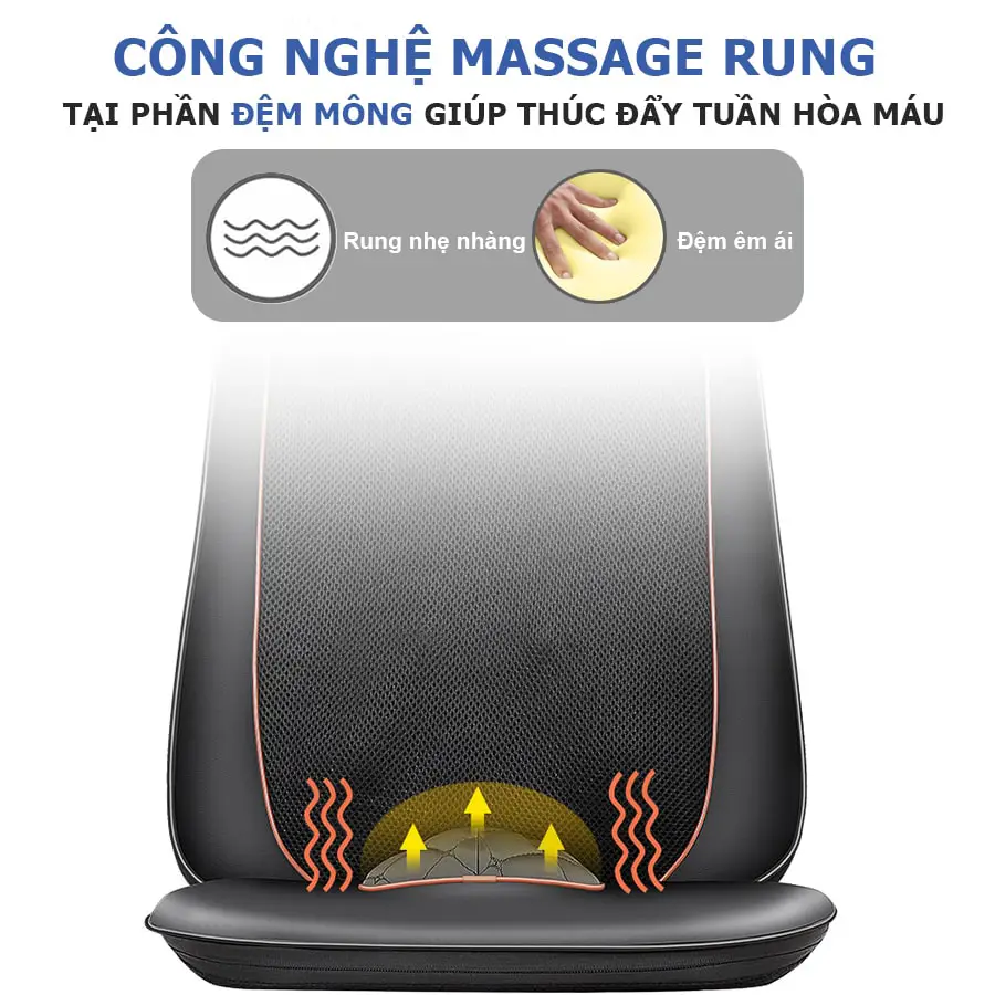 Đệm Massage Toàn Thân Fuki 4D Luxury FK-A99