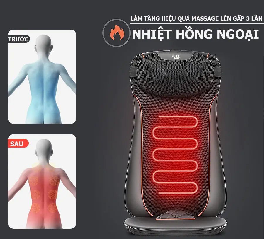 Đệm Massage Toàn Thân Fuki 4D Luxury FK-A99