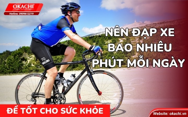 Nên đạp xe bao nhiêu phút mỗi ngày