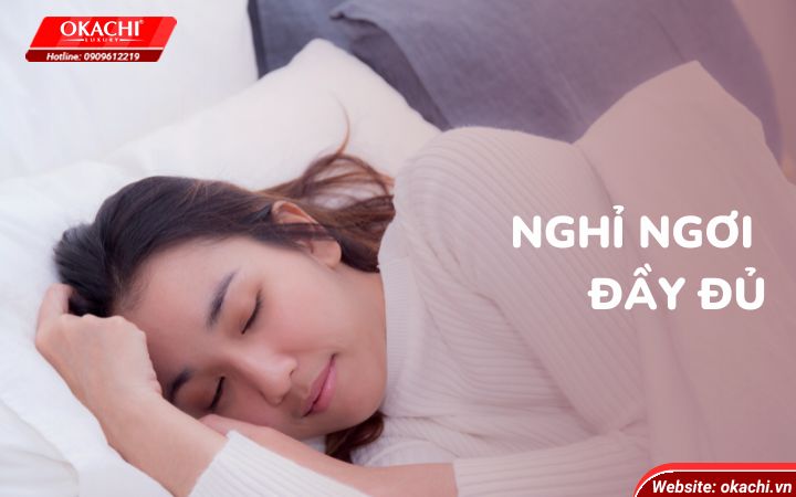nghi ngoi day du sau khi chay bo
