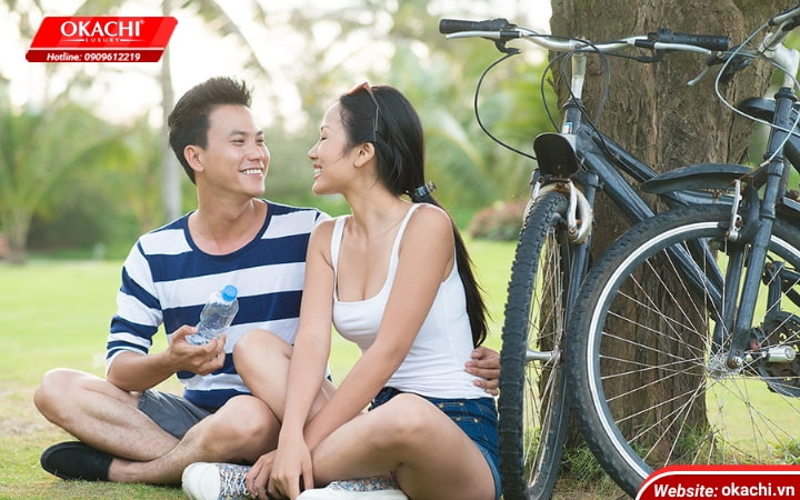 Nghỉ ngơi sau khi đạp xe 