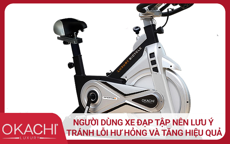 Người dùng xe đạp tập nên lưu ý tránh lỗi hư hỏng và tăng hiệu quả