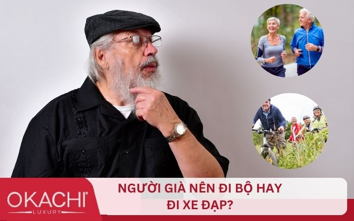 người lớn tuổi nên chọn đạp xe hay chạy bộ