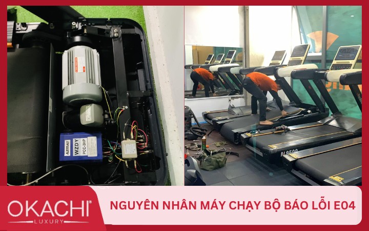 Nguyên nhân máy chạy bộ báo lỗi E04