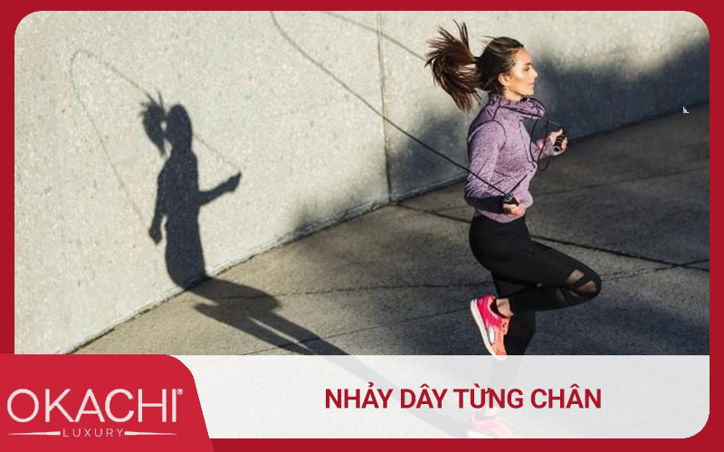 Nhảy dây từng chân