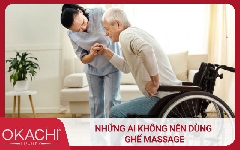 Những ai không nên dùng ghế massage